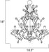 Maxim Elegante Mini Chandelier in Oil Rubbed Bronze Finish Model: 2850OI