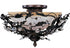 Maxim Elegante Semi Flush Mount in Oil Rubbed Bronze Finish Model: 2859OI