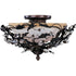 Maxim Elegante Semi Flush Mount in Oil Rubbed Bronze Finish Model: 2859OI