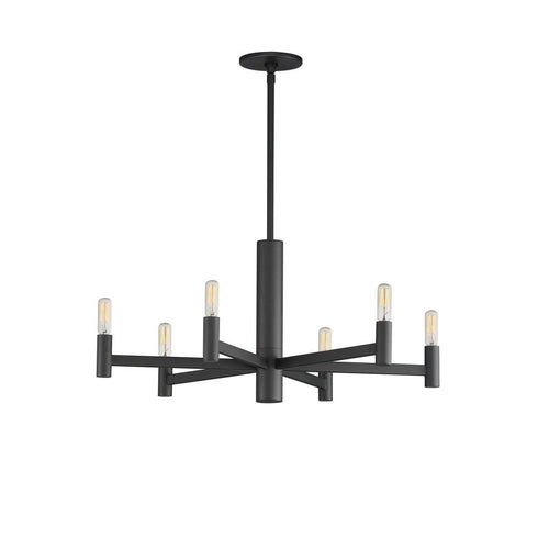 Maxim Emana Chandelier in Black Finish Model: 21366BK