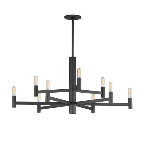 Maxim Emana Chandelier in Black Finish Model: 21369BK