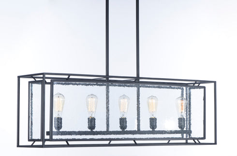 Maxim Era Chandelier in Black Finish Model: 21677CDBK