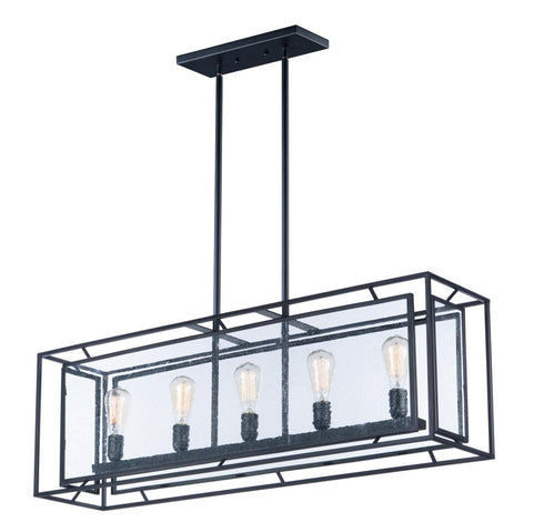 Maxim Era Chandelier in Black Finish Model: 21677CDBK
