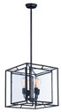 Maxim Era Multi Light Pendant in Black Finish Model: 21675CDBK/BUL