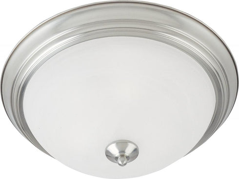 Maxim Essentials - 584x Essentials 584x Flush Mount in Satin Nickel Finish Model: 5841MRSN
