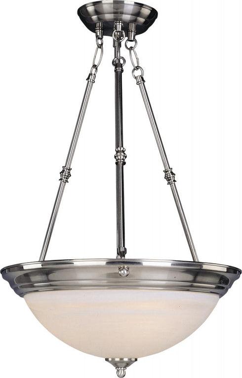 Maxim Essentials - 584x Essentials 584x Invert Bowl Pendant in Satin Nickel Finish Model: 5845MRSN