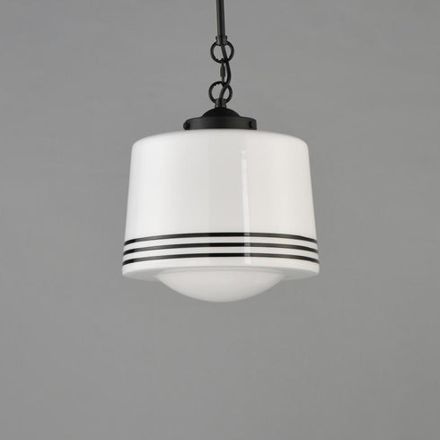 Maxim Eureka Single Pendant in Black Finish Model: 21532WTBK