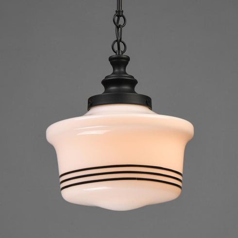 Maxim Eureka Single Pendant in Black Finish Model: 21534WTBK