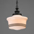 Maxim Eureka Single Pendant in Black Finish Model: 21534WTBK