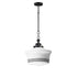 Maxim Eureka Single Pendant in Black Finish Model: 21534WTBK