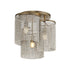 Maxim Fontaine Flush Mount in Golden Silver Finish Model: 22463WWDGS