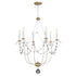 Maxim Formosa Chandelier in Ecru/Venetian Gold Finish Model: 20486ECVG