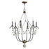 Maxim Formosa Chandelier in Ecru/Venetian Gold Finish Model: 20486ECVG