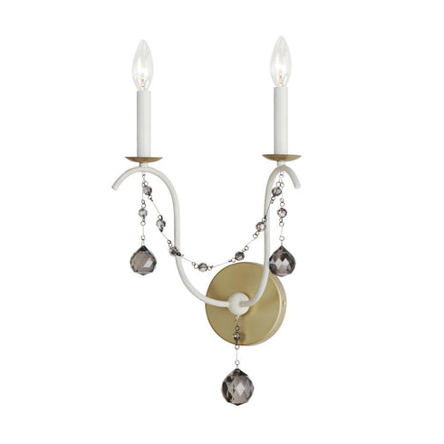 Maxim Formosa Wall Sconce in Ecru/Venetian Gold Finish Model: 20482ECVG