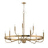 Maxim Frankie Single Tier Chandelier in Black Finish Model: 14499BK