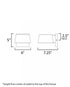 Maxim Gateway Outdoor Wall Mount in Black Finish Model: 51117BK/PHC
