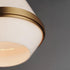 Maxim Giza Mini Pendant in Satin Brass Finish Model: 10372WTSBR