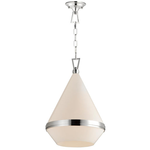 Maxim Giza Single Pendant in Polished Nickel Finish Model: 10376WTPN