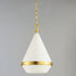 Maxim Giza Single Pendant in Satin Brass Finish Model: 10374WTSBR