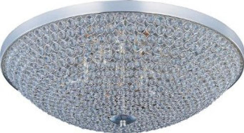 Maxim Glimmer Flush Mount in Plated Silver Finish Model: 39872BCPS