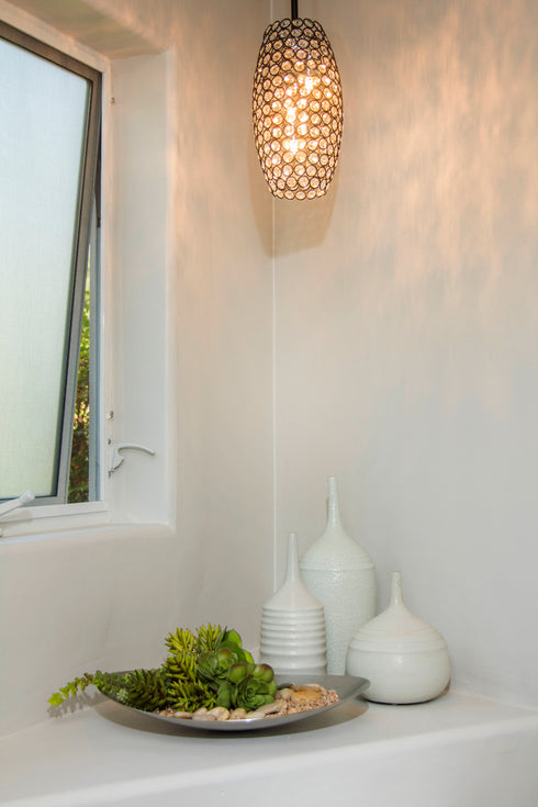 Maxim Glimmer Single Pendant in Bronze Finish Model: 39882BCBZ