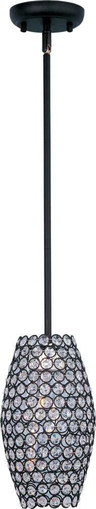 Maxim Glimmer Single Pendant in Bronze Finish Model: 39882BCBZ