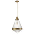 Maxim Hargreaves Single Pendant in Black Finish Model: 10395PRBK