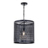 Maxim Hatcher Single Pendant in Black Finish Model: 31222BK
