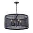 Maxim Hatcher Single Pendant in Black Finish Model: 31224BK