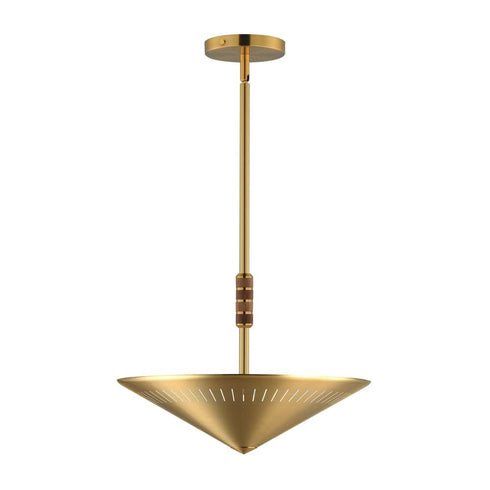 Maxim Helsinki Single Pendant in Natural Aged Brass Finish Model: 11434NAB