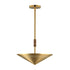 Maxim Helsinki Single Pendant in Natural Aged Brass Finish Model: 11434NAB
