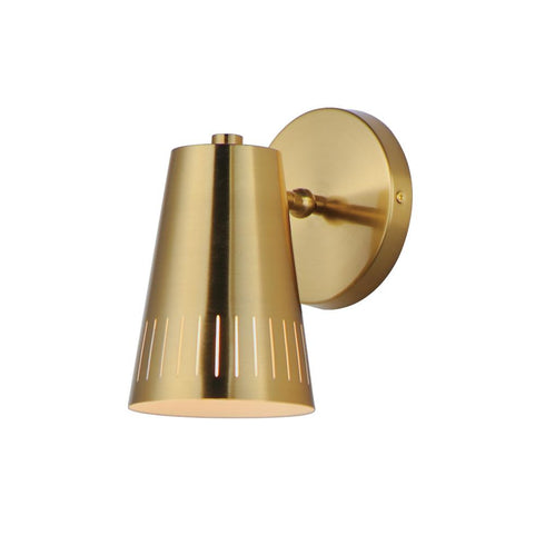 Maxim Helsinki Wall Sconce in Natural Aged Brass Finish Model: 11431NAB