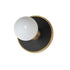 Maxim Hollywood Bath Vanity in Black Natural Aged Brass Finish Model: 26091BKNAB/BUL