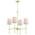 Maxim Huntington Chandelier in Satin Brass Finish Model: 32364WTSBR