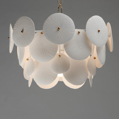 Maxim Isla Mini Chandelier in Natural Aged Brass Finish Model: 12824WTNAB