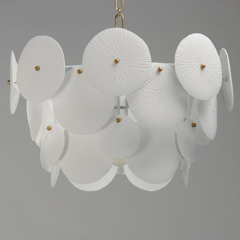 Maxim Isla Mini Chandelier in Natural Aged Brass Finish Model: 12824WTNAB