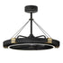 Maxim Jewel Fandelight in Black / Gold Finish Model: 61019BCBKGLD