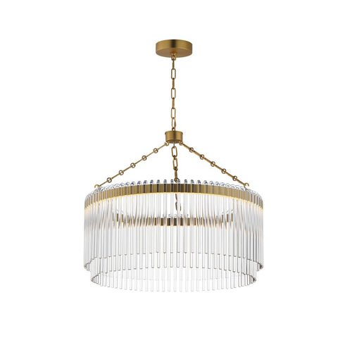 Maxim Jolie Single Pendant in Natural Aged Brass Finish Model: 38422CLNAB
