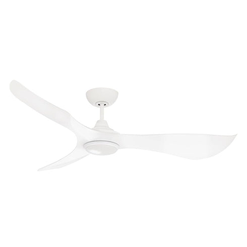 Maxim Keanu Outdoor Ceiling Fan in White Black Finish Model: 88755WTBK