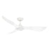 Maxim Keanu Outdoor Ceiling Fan in White Black Finish Model: 88755WTBK