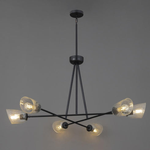 Maxim Keppe Chandelier in Dark Bronze Finish Model: 26266SSDBZ