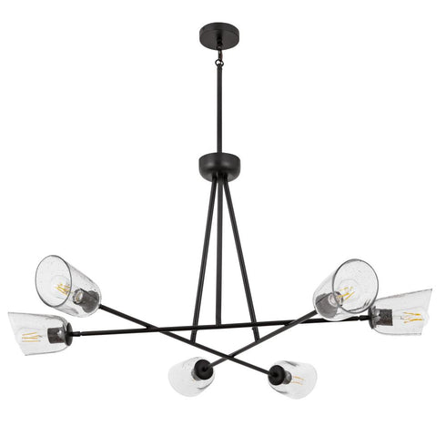 Maxim Keppe Chandelier in Dark Bronze Finish Model: 26266SSDBZ
