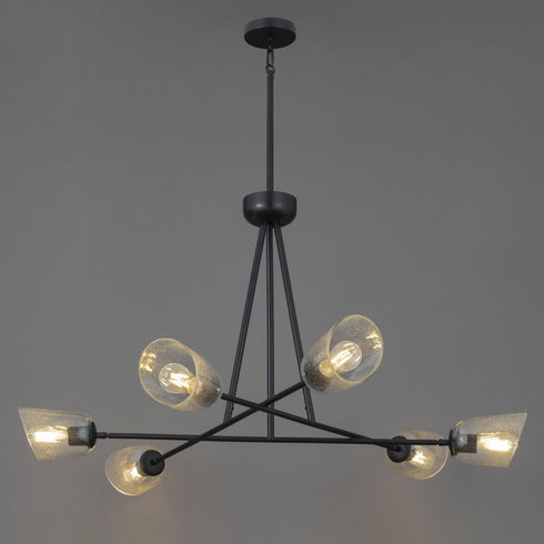 Maxim Keppe Chandelier in Dark Bronze Finish Model: 26266SSDBZ