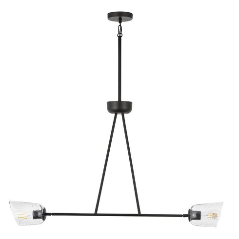 Maxim Keppe Linear Pendant in Dark Bronze Finish Model: 26262SSDBZ