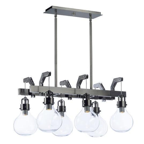 Maxim Kinetic LED Linear Pendant Model: 39696CLDSN