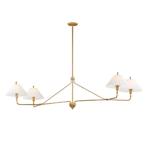 Maxim Kismet Linear Pendant in Gold Leaf Finish Model: 18314SWGL
