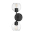 Maxim Knox Wall Sconce in Black Finish Model: 21632CLBK
