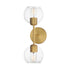 Maxim Knox Wall Sconce in Black Finish Model: 21632CLBK
