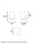 Maxim Lateral Wall Sconce in Satin Nickel Finish Model: 10281SWSN