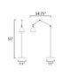 Maxim Library Floor Lamp in Black Finish Model: 12228BK